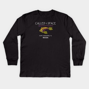 Lure of Space Nasa, Cape Canaveral, Called 2 Space Kids Long Sleeve T-Shirt